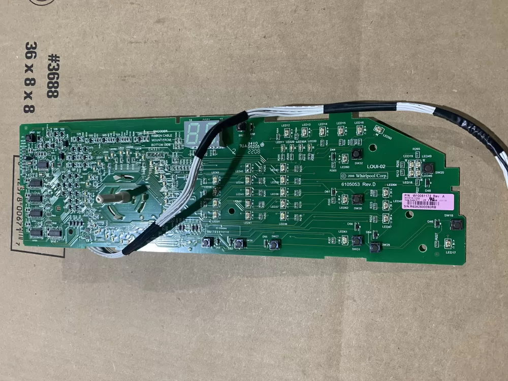 Whirlpool W10051173 Washer Control Board AZ68435 | BK1801
