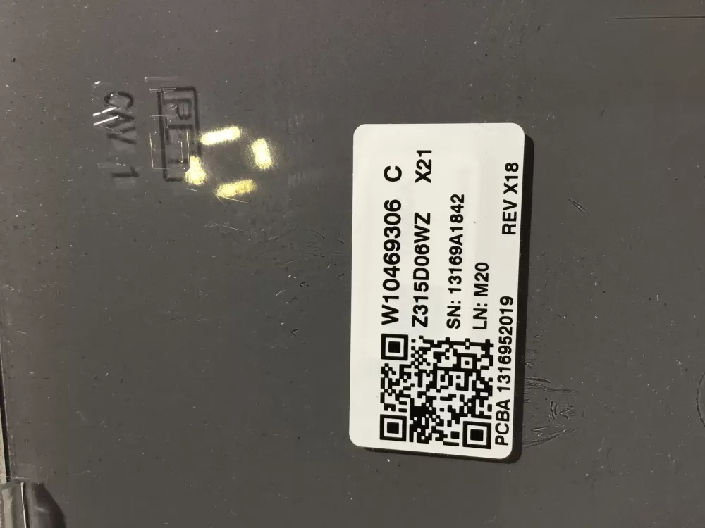 Maytag Whirlpool W10469306 Dryer Control Board Panel AZ29403 | NRV14