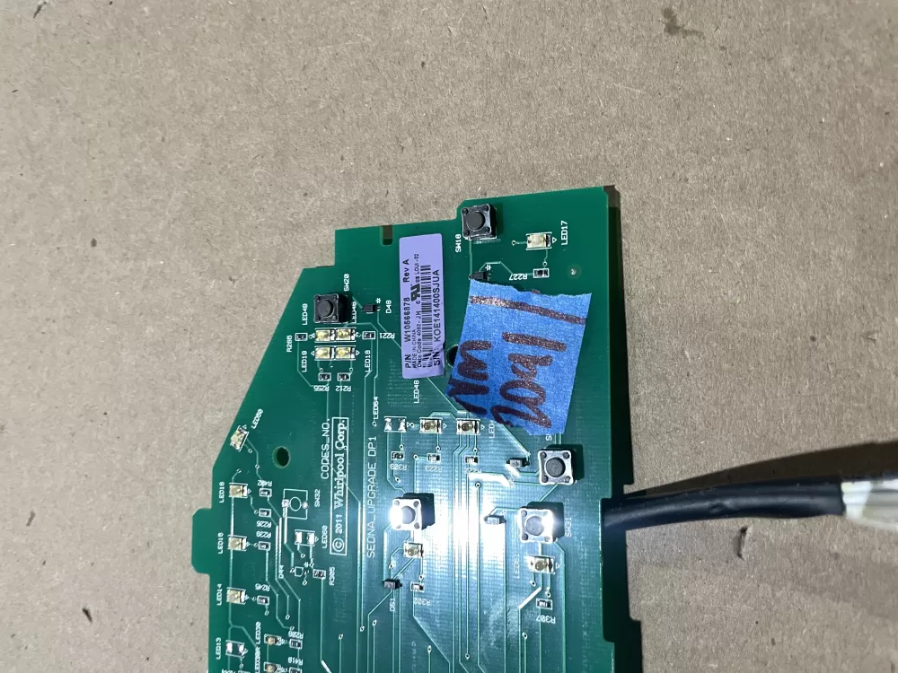 Whirlpool Cabrio W10566878 Washer User Interface Control Board AZ64361 | Wm2091