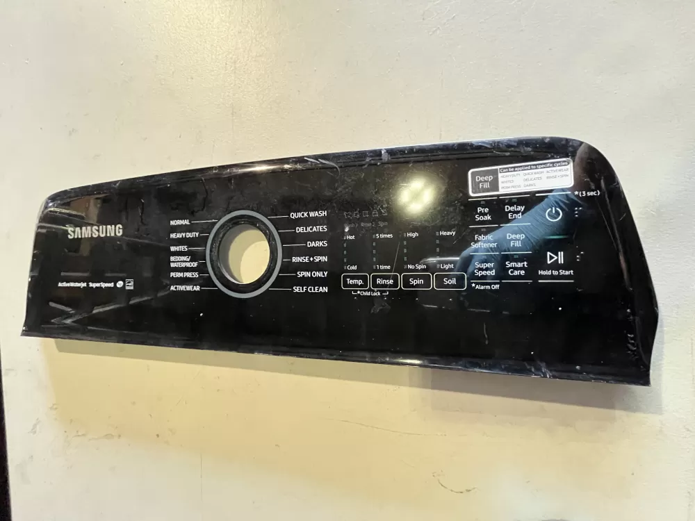 Samsung DC64-03825E Washer Control Board User Interface Panel AZ44306 | JTV394