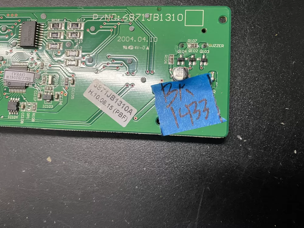 LG 6871JB1310A Refrigerator Dispenser Display Control Board AZ6640 | BK1433