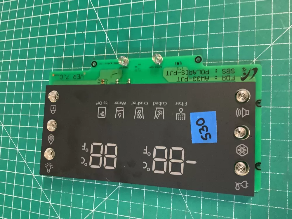 Samsung DA92 00153A Refrigerator Control Board AZ227909 | NR195