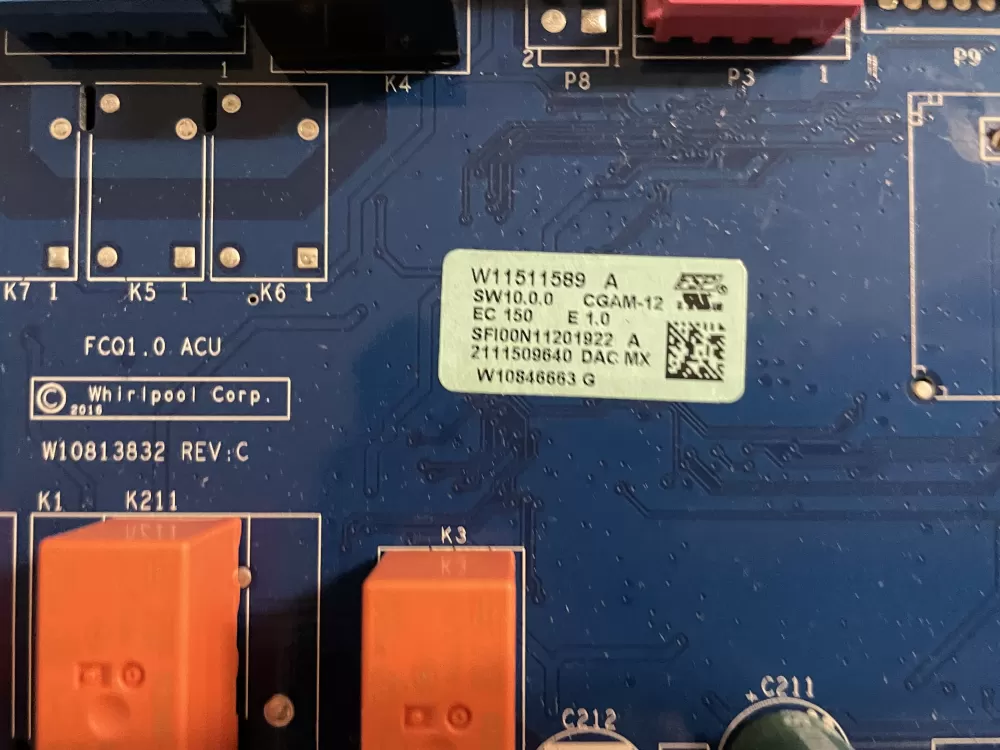 Whirlpool W11342871 W11432568 Range Control Board AZ210740 | Wmv931