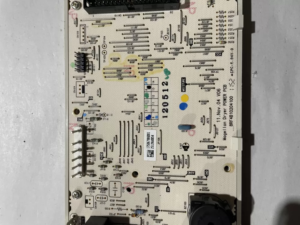 GE 175D6798G001 WE04M10011 Dryer Control Board AZ200578 | KMV696