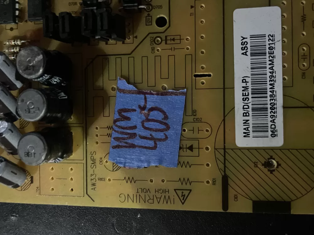 Samsung DA92 00384M Refrigerator Control Board AZ35079 | Wm405