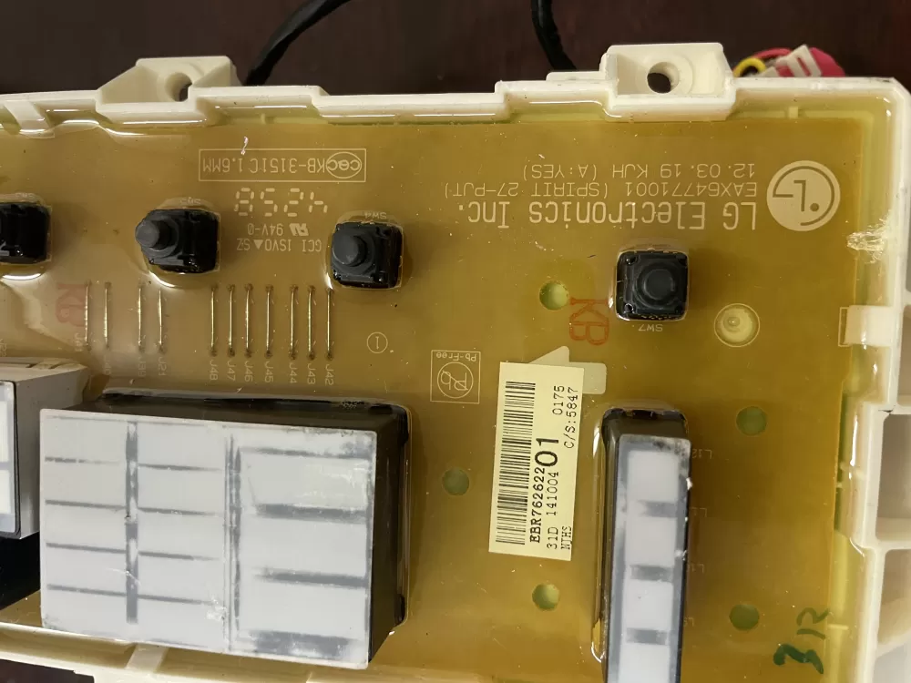 LG EBR76262201 EBR75446006 Washer Control Board AZ36748 | KMV15
