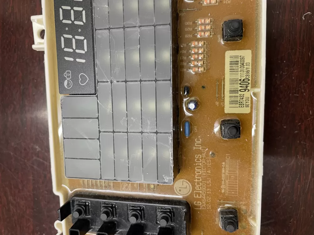 LG EBR74329405 EBR74329406 PS7792862 Dryer Control Board Display