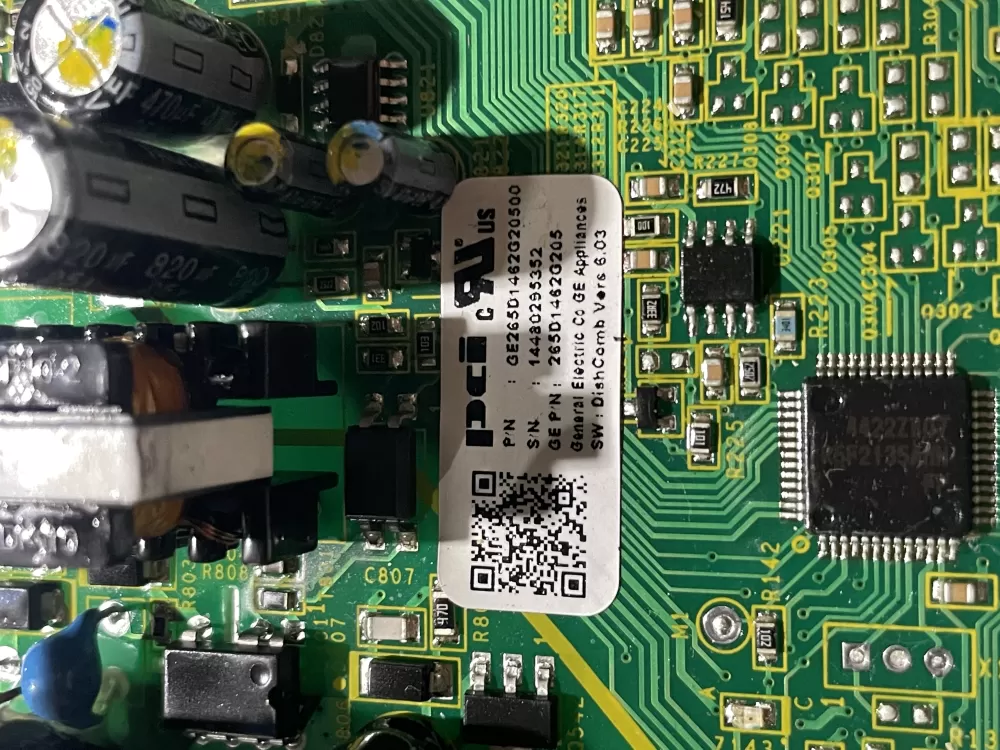 GE 265D1462G205 WD21X10531 Dishwasher Control Board AZ230463 | Wm1502