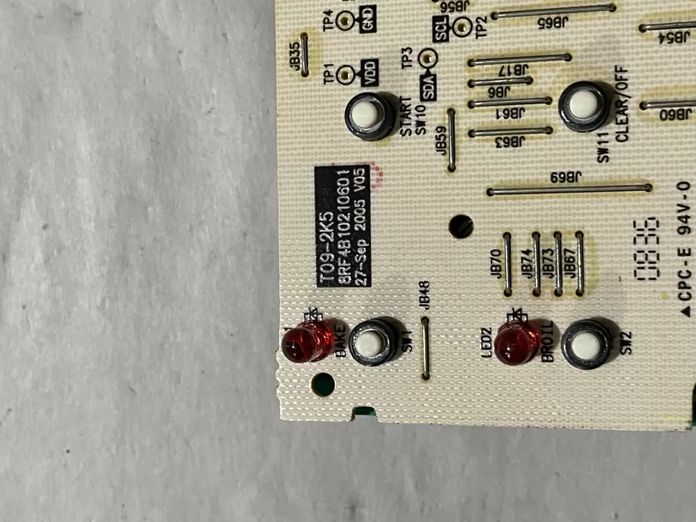 GE 8RF4B10210601 T09 2K5 Oven Control Board Wd 11206 AZ202061 | KM2624