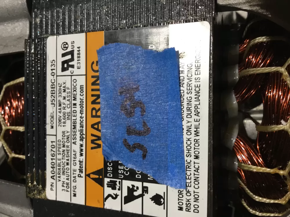 Electrolux Frigidaire A04016701 Washer Motor AZ98363 | Sl54