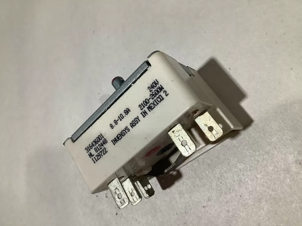 Frigidaire  Kenmore  Electrolux  Gibson  Tappan  Kelvinator  White Westinghouse 316436001  AP3885460  5304506425  1155395  316021501  AH1145040  EA1145040  PS1145040  QE21431245040  EA1145040  PS1145040  QE214312 Range Surface Element Switch