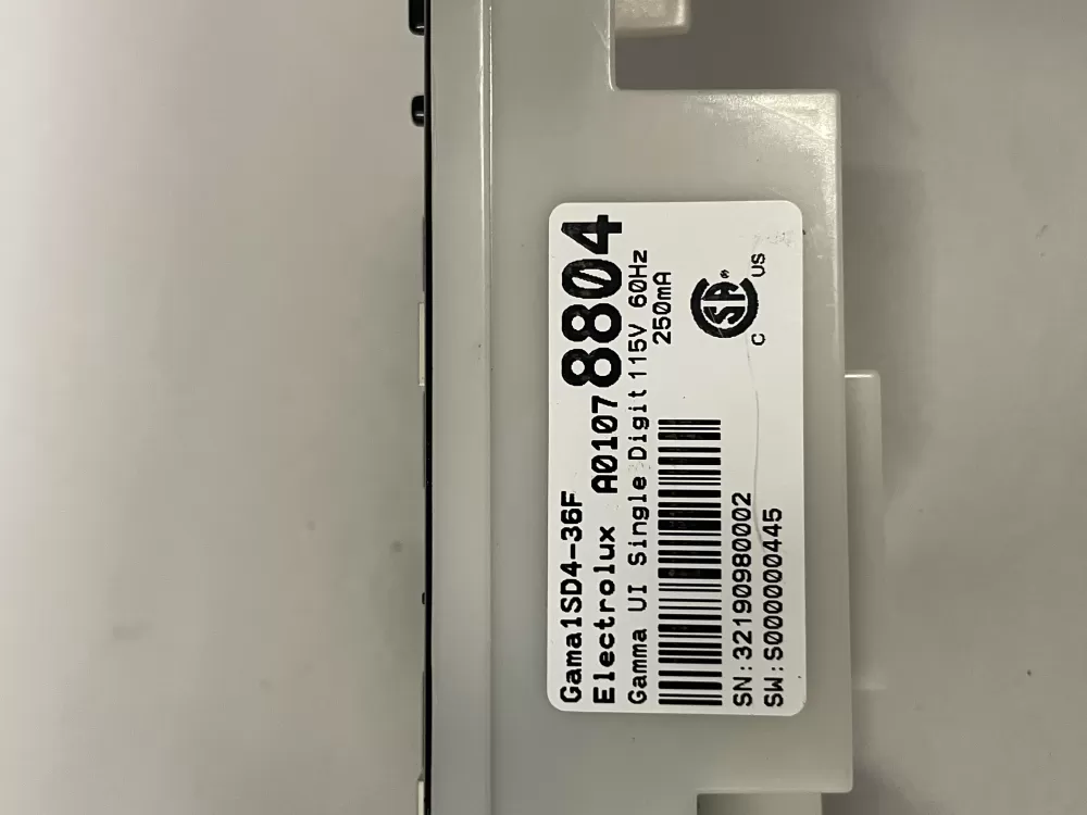 Frigidaire A01078804 242207704 Refrigerator UI Control Board AZ225694 | Wm640