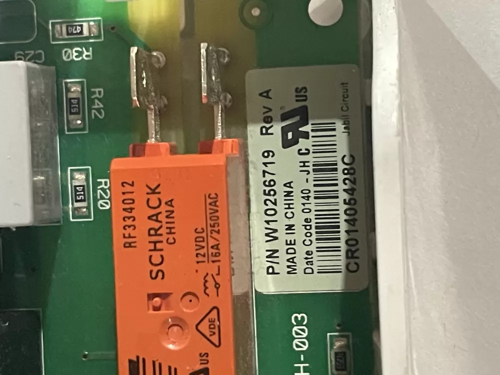 Whirlpool W10256719 WPW10256719 Dryer Control Board AZ188693 | Wm1538
