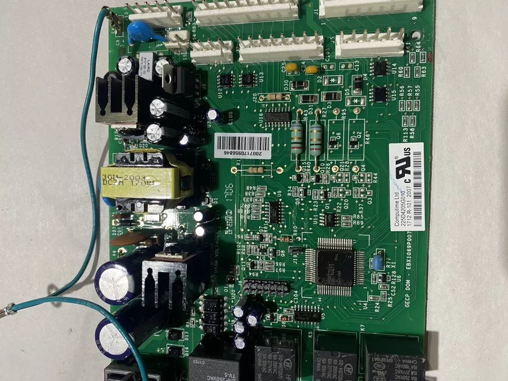 GE 225D4205G010 EBX1069P007 Refrigerator Control Board AZ184407 | BK187