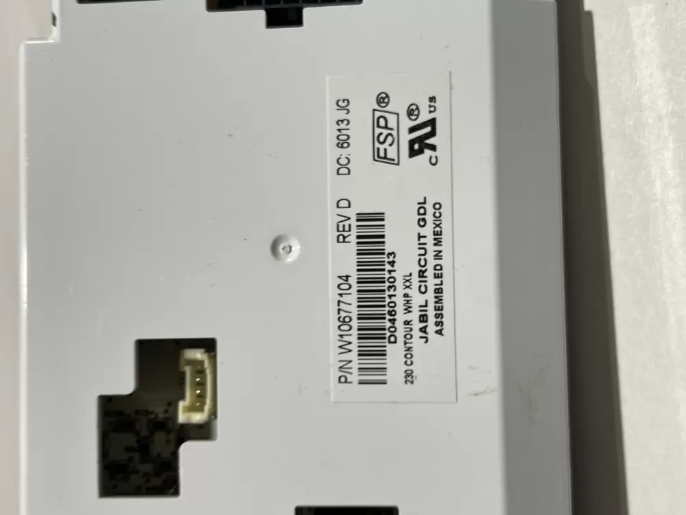 Whirlpool W10677104 Refrigerator Electronic 
 Control Board AZ135095 | Wn1095