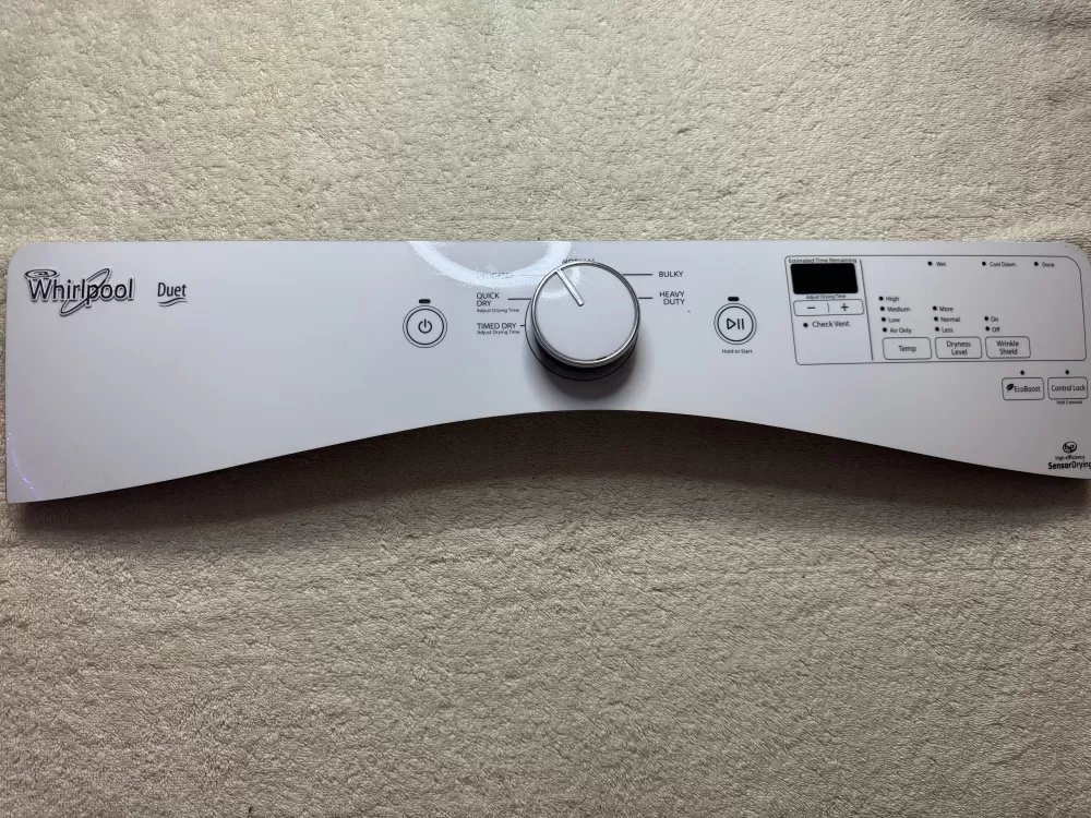 Whirlpool W10639903 Dryer Control Board Panel