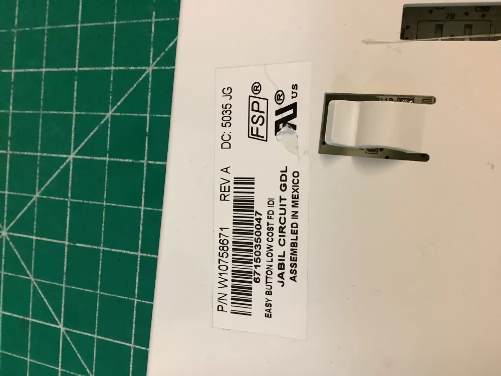 Whirlpool W10758671 Refrigerator Dispenser Control Board AZ224363 | NR140