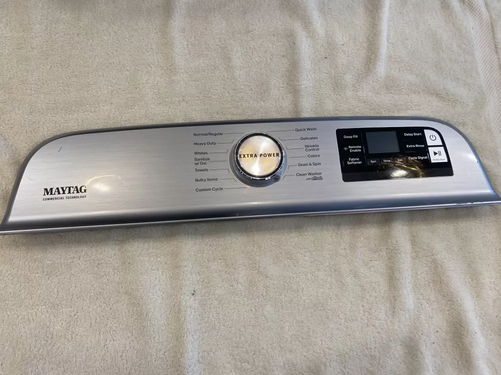 Maytag W11130433 Washer Control Board Touchpad Panel User Interface