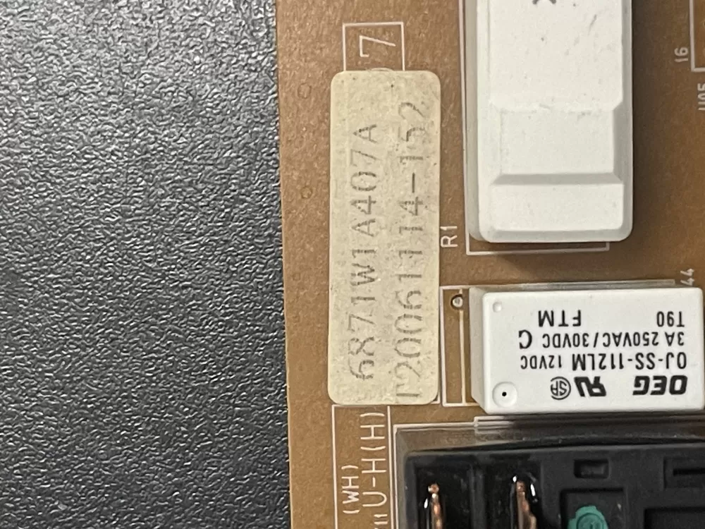 LG 6871W1A407A Microwave General Electric Control Board AZ18805 | WM1243