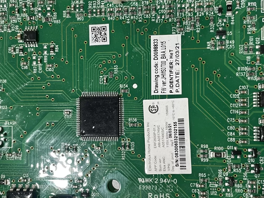 Frigidaire A05174903 Refrigerator Control Board AZ150587 | KM1953