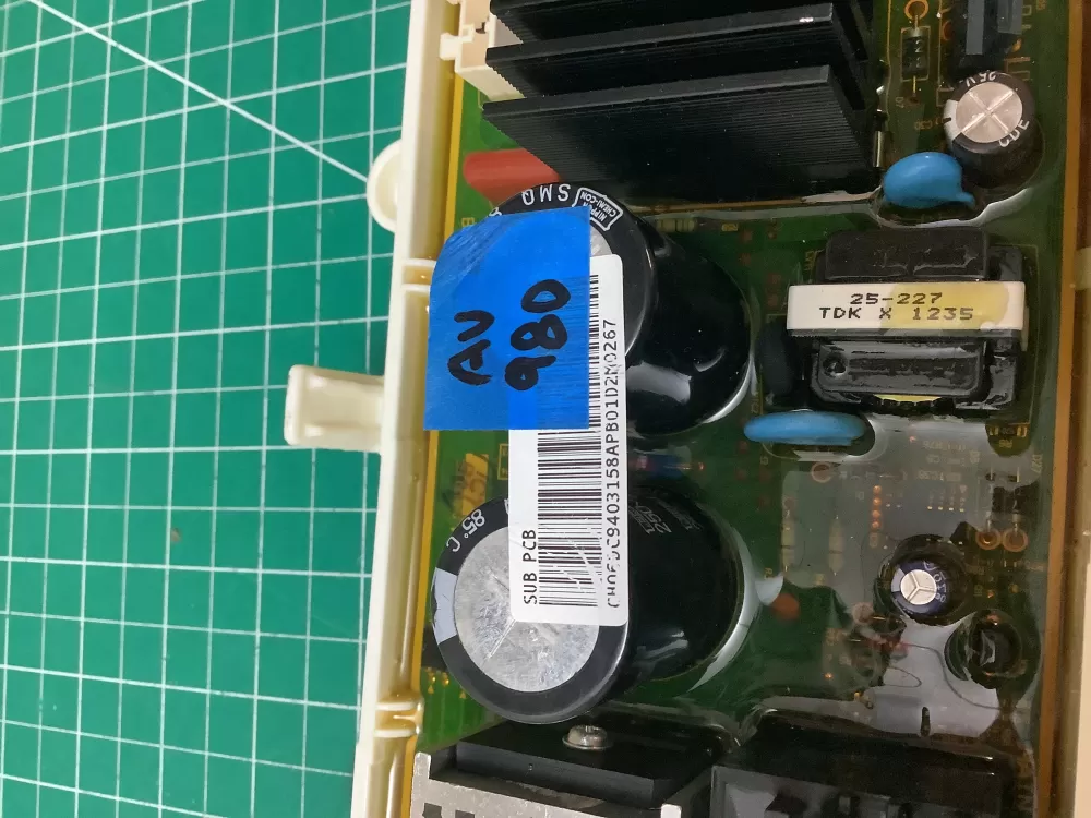 Samsung DC94-03158A Washer Control Board AZ226679 | ARV980