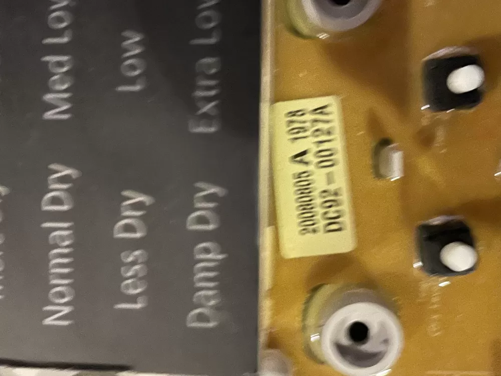 Samsung DC92 00127A Dryer Control Board AZ34298 | Wmv375