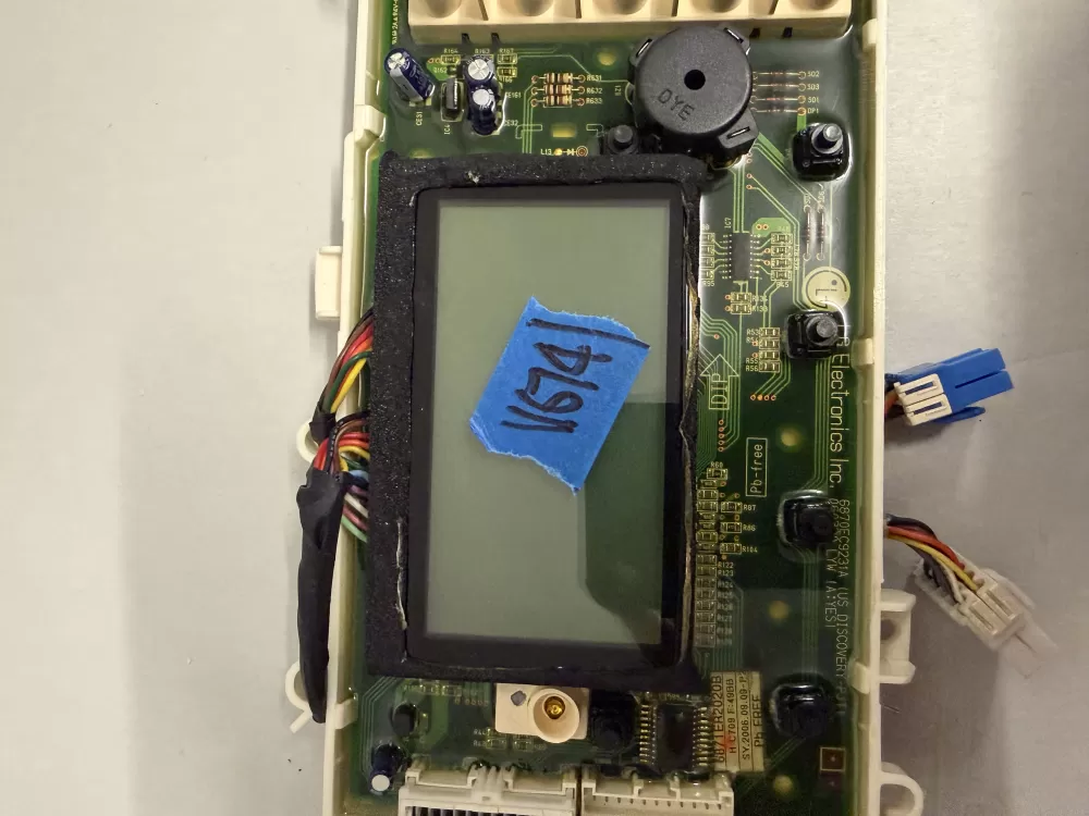 LG 6870EC9236A 6871ER2020B Washer Control Board AZ228762 | KMV674