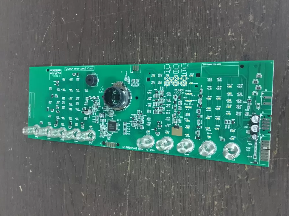 Whirlpool W10877352 Dryer User Interface Control Board