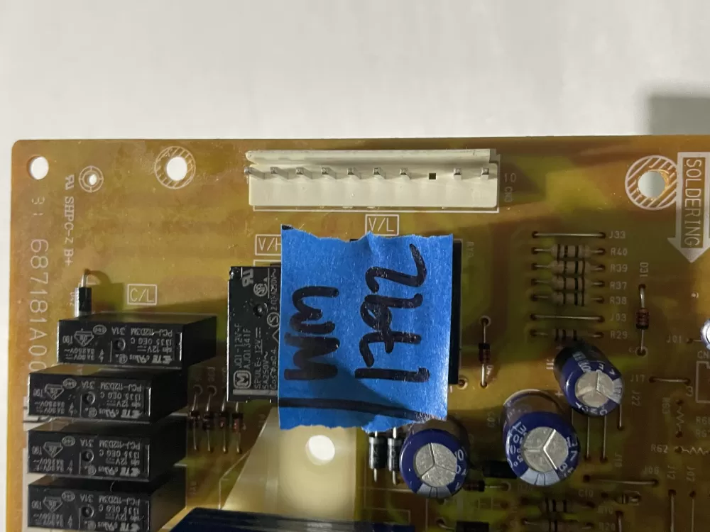 LG 687181A004A P1 6A004 Microwave Control Board 687181a004 AZ200659 | Wm1791