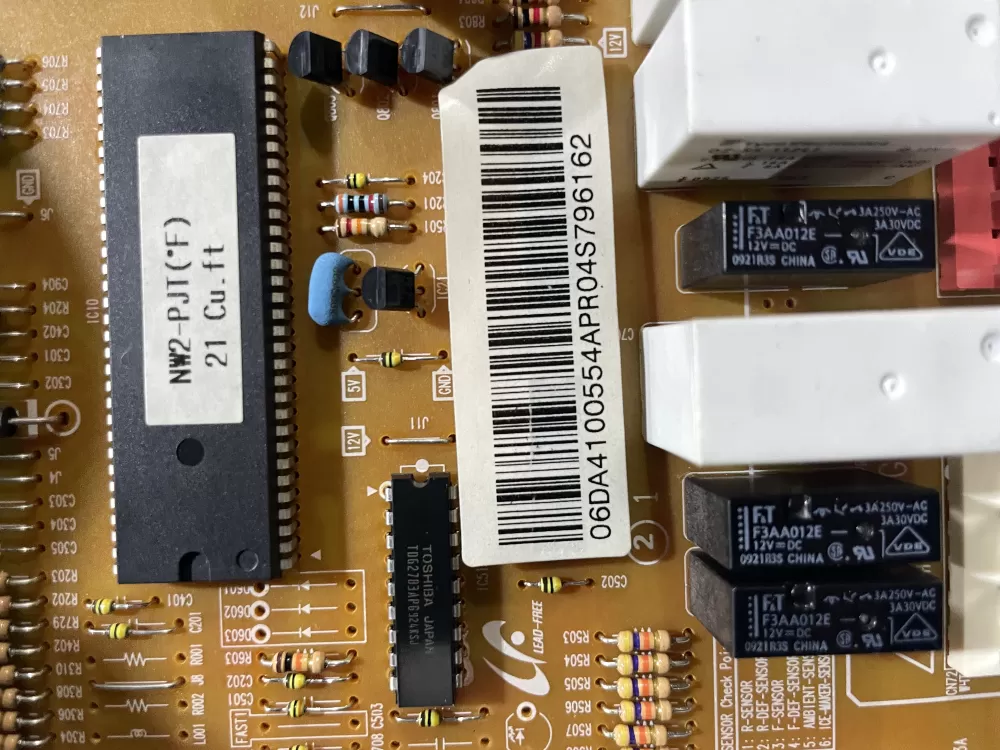 Samsung DA41 00554A Refrigerator Control Board AZ184653 | Wm394