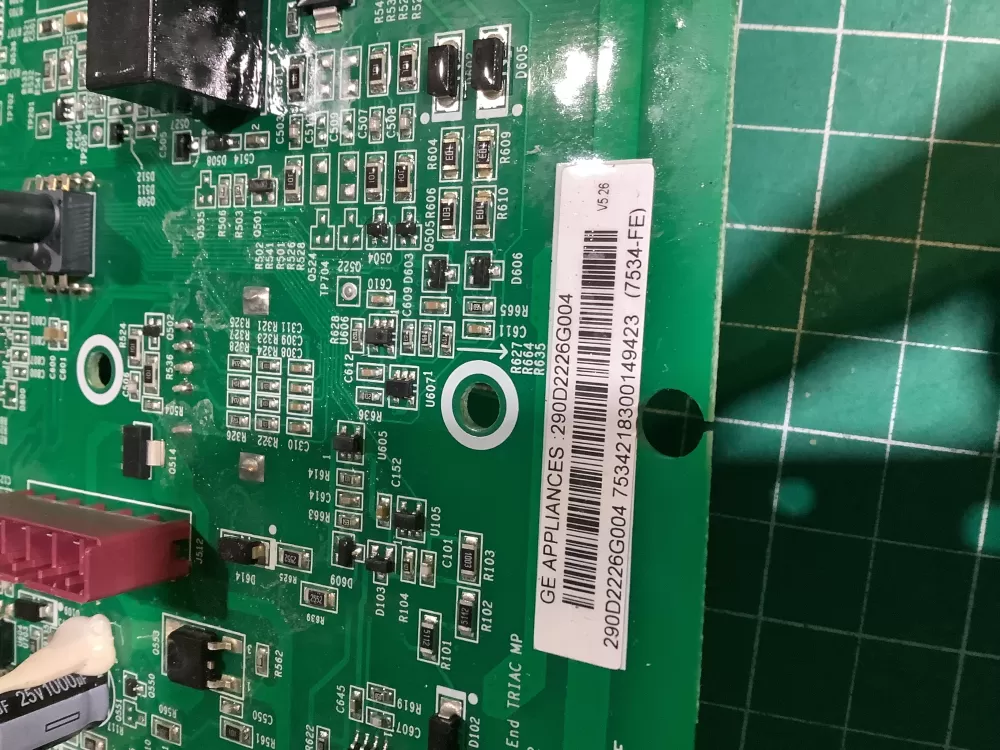 GE WH22X36498 290D2226G004 Washer Control Board AZ148241 | NR2487