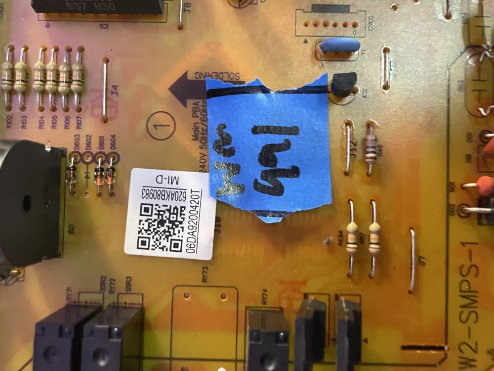 Samsung DA92 00420T DA9200420T Refrigerator Control Board AZ195733 | Wm991