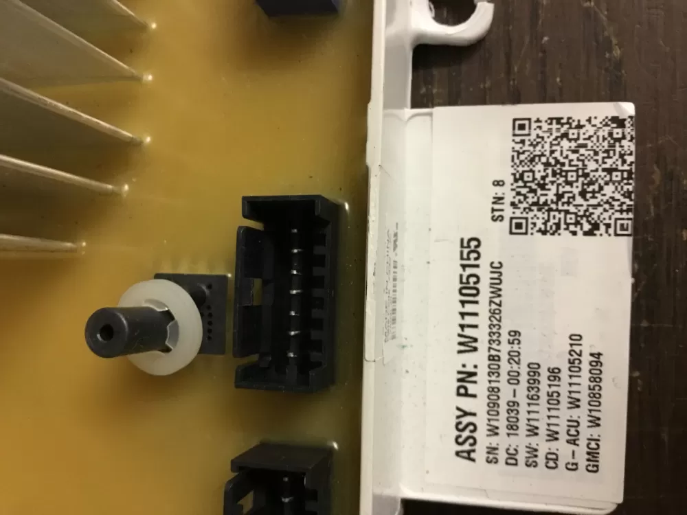 Whirlpool Maytag W11030478 W11105155 Washer Control Board AZ5494 | NR810