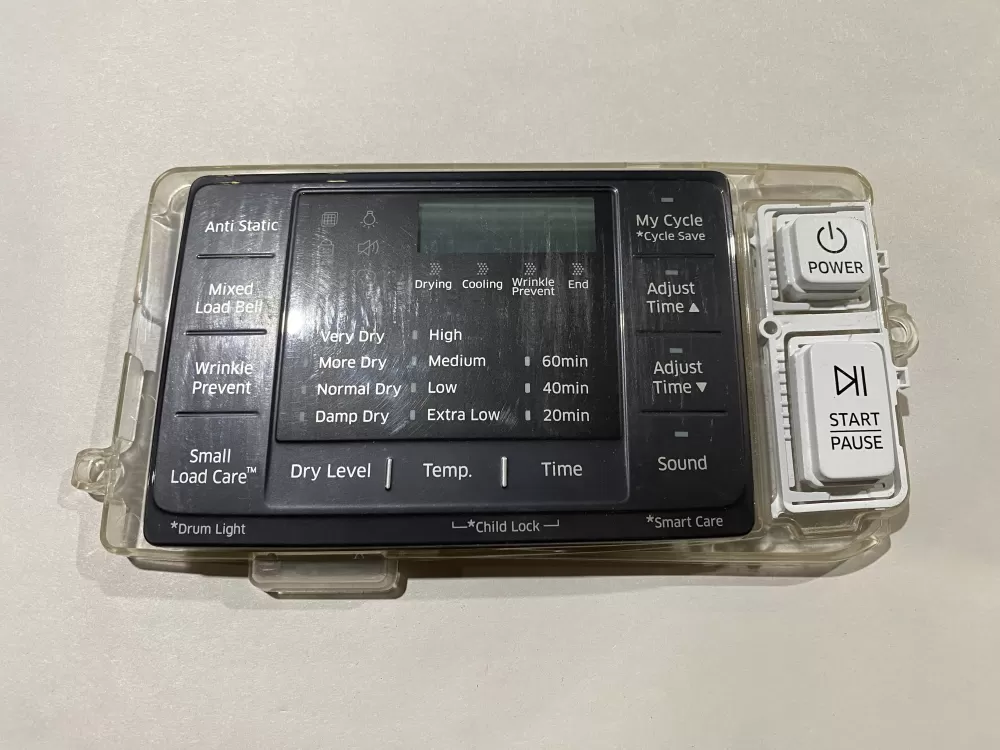 Samsung DC92-01607J  AP6243588  DC94-06643A  DC93-00376D  PS12084833 Dryer UI Control Board
