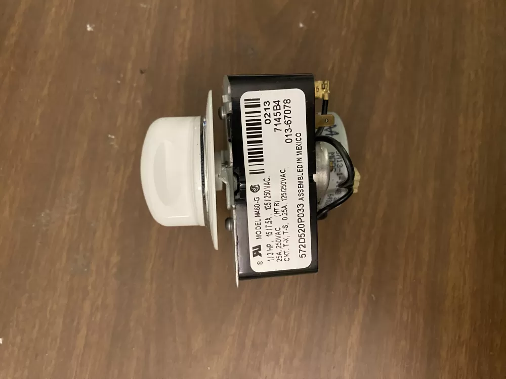 GE 572D520P033 WE4M334 Dryer Timer