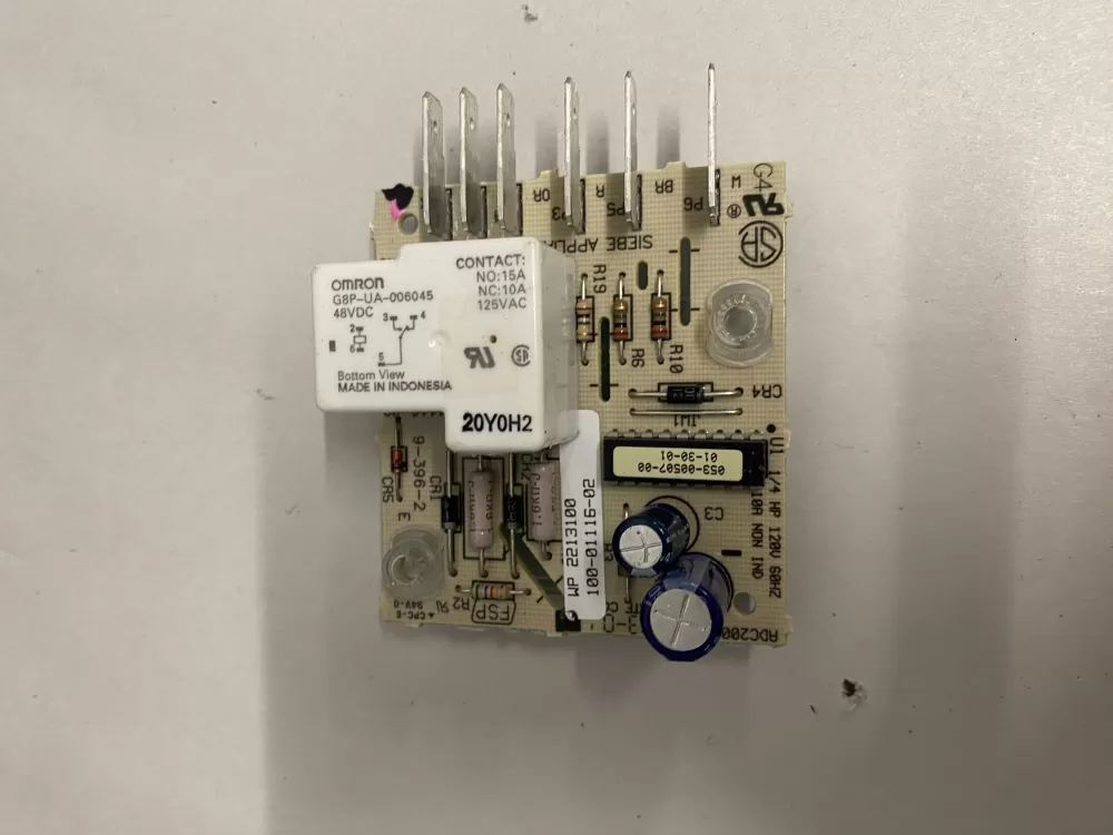 100-01116-15 KitchenAid Refrigerator Whirlpool Maytag Control
