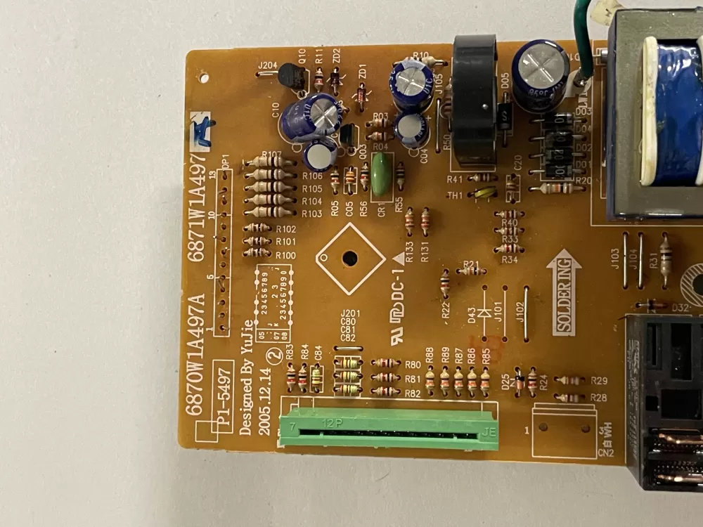 LG 6871W1A497A 6870W1A497A ACM49437018 Microwave Control Board AZ142113 | KM1033