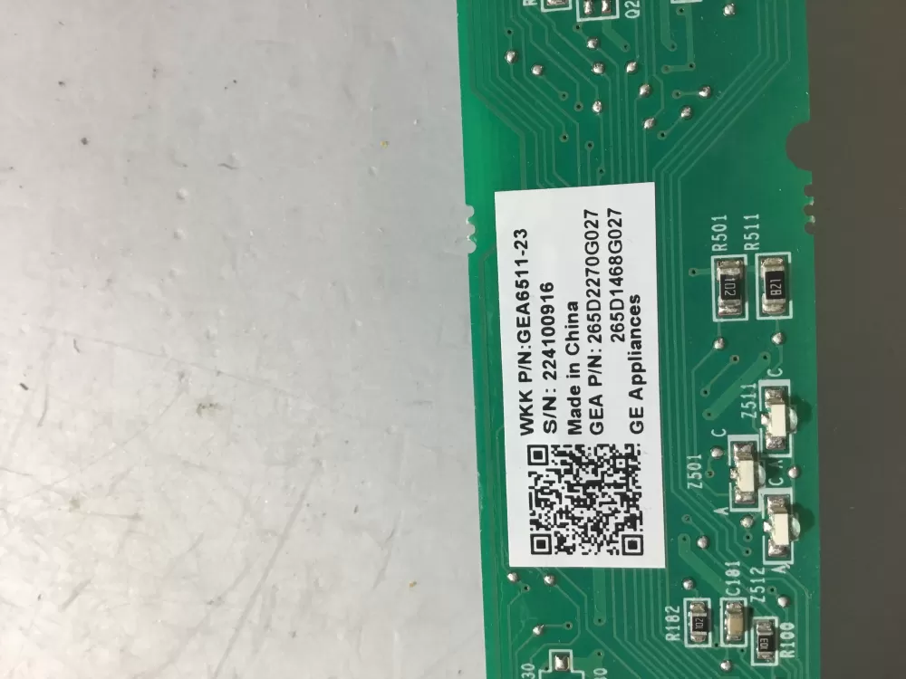 GE 265D1468G302 7511-97-70 Dishwasher Control Board AZ115605 | BG2127