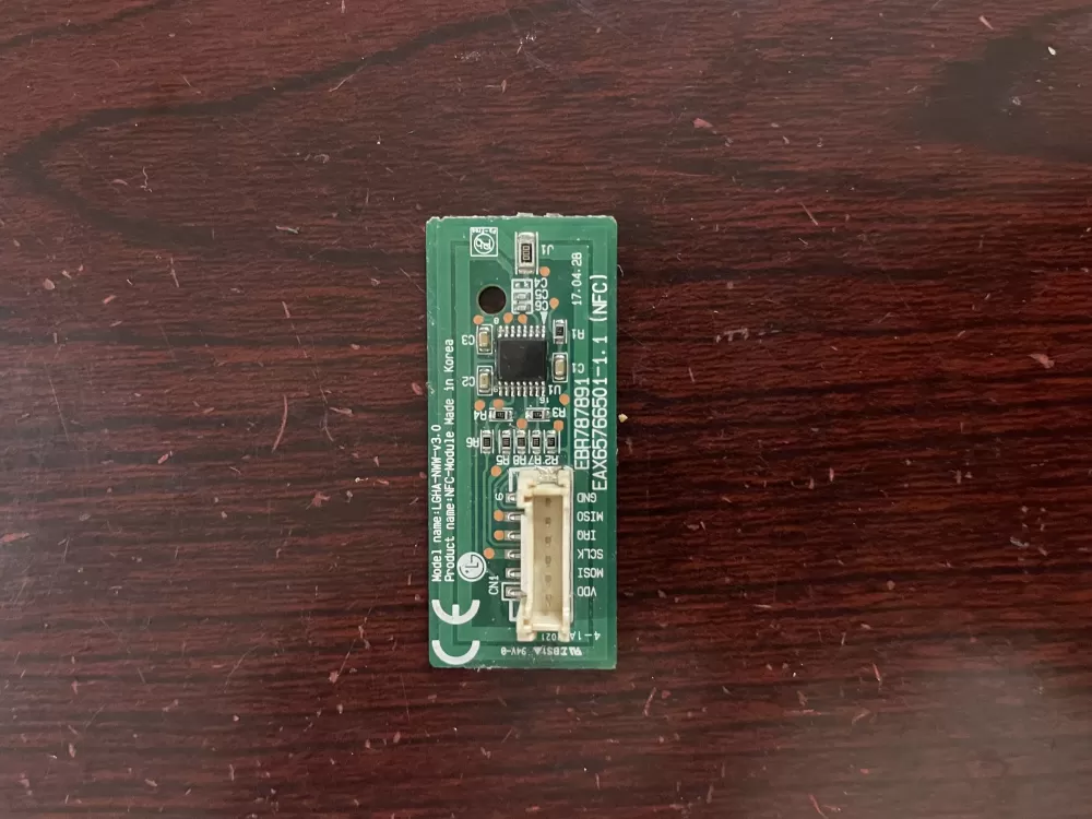 LG EBR80574938  AP6982795  EBR78789101 Washer User Interface Control Board