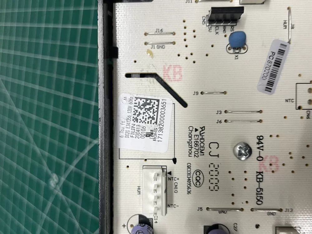 Midea 17138200003651 17138200000097 Dryer Control Board AZ202550 | Wm2203