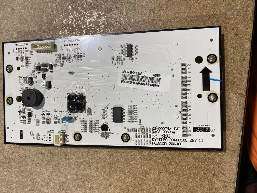 Samsung Refrigerator Dispenser Control Board -DA92-00626A AZ65588 | BK2112