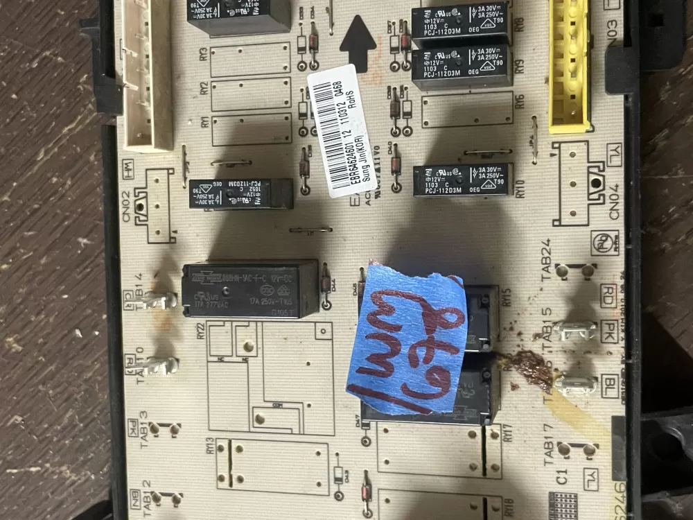 LG EBR64624501 EBR64624601 Range Control Board Relay Power AZ46646 | Wm678