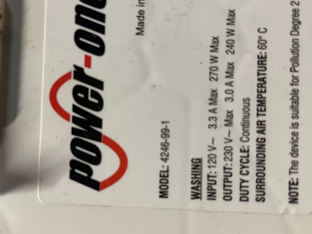 Frigidaire Kenmore Washer Control Board Main 4246-99-1 AZ10257 | V275