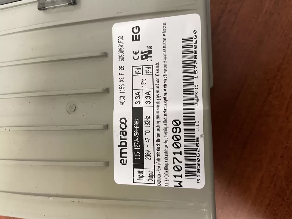 Kenmore W11087200 PS12070625 Refrigerator Control Board Inverter AZ30364 | WM331