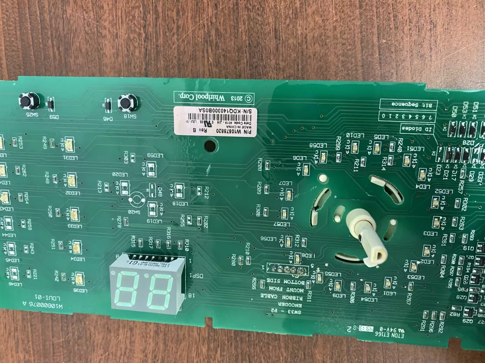 Whirlpool W10578820 W10578819 Dryer Control Board AZ49014 | BK1798