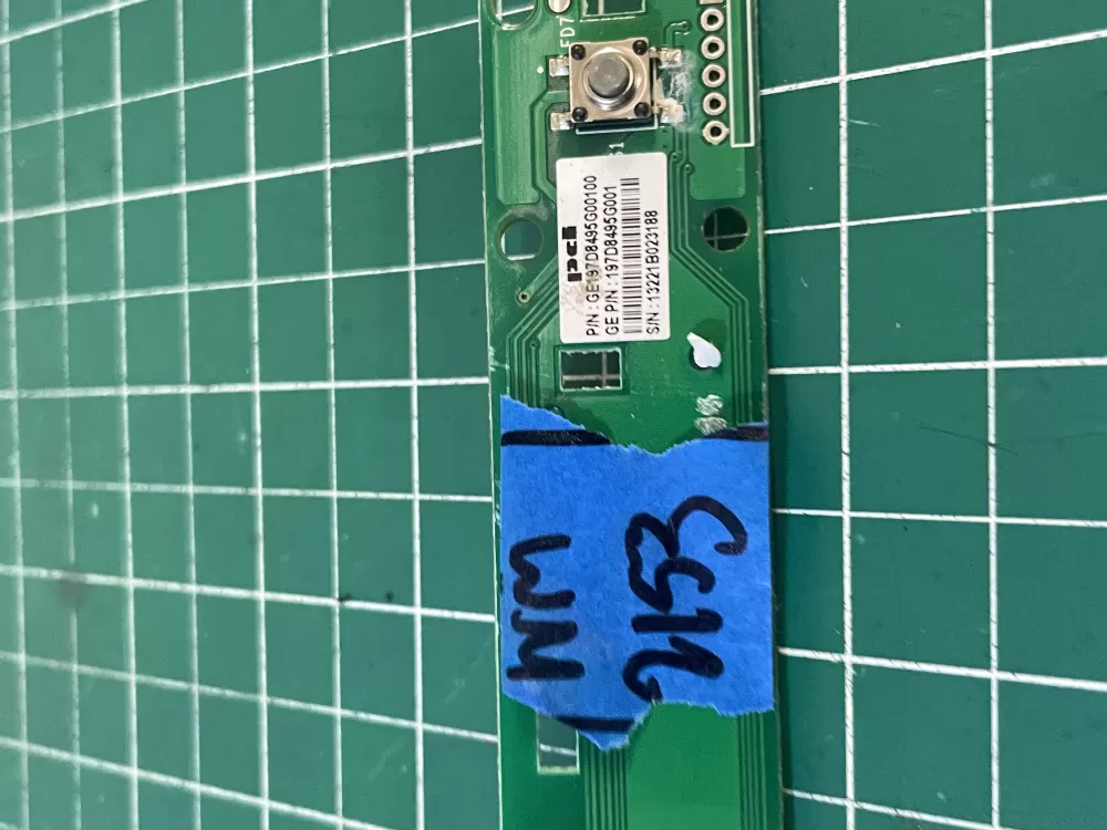 GE GE197D8495G00100 197D8495G001 Refrigerator control board AZ200841 | Wm2153