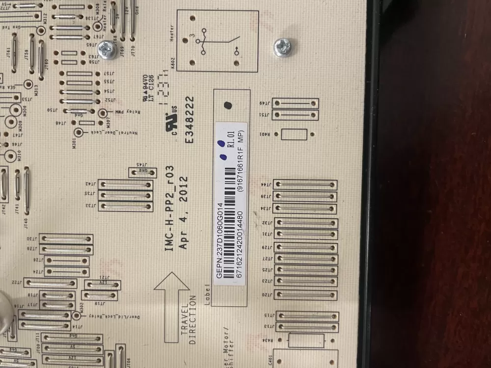 GE 237D1060G014 Washer Control Board AZ58236 | KMV488
