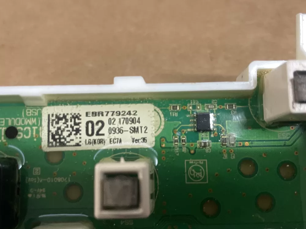 LG EBR77924202 AP6028911 Washer Display Power Control Board AZ101774 | Wm910