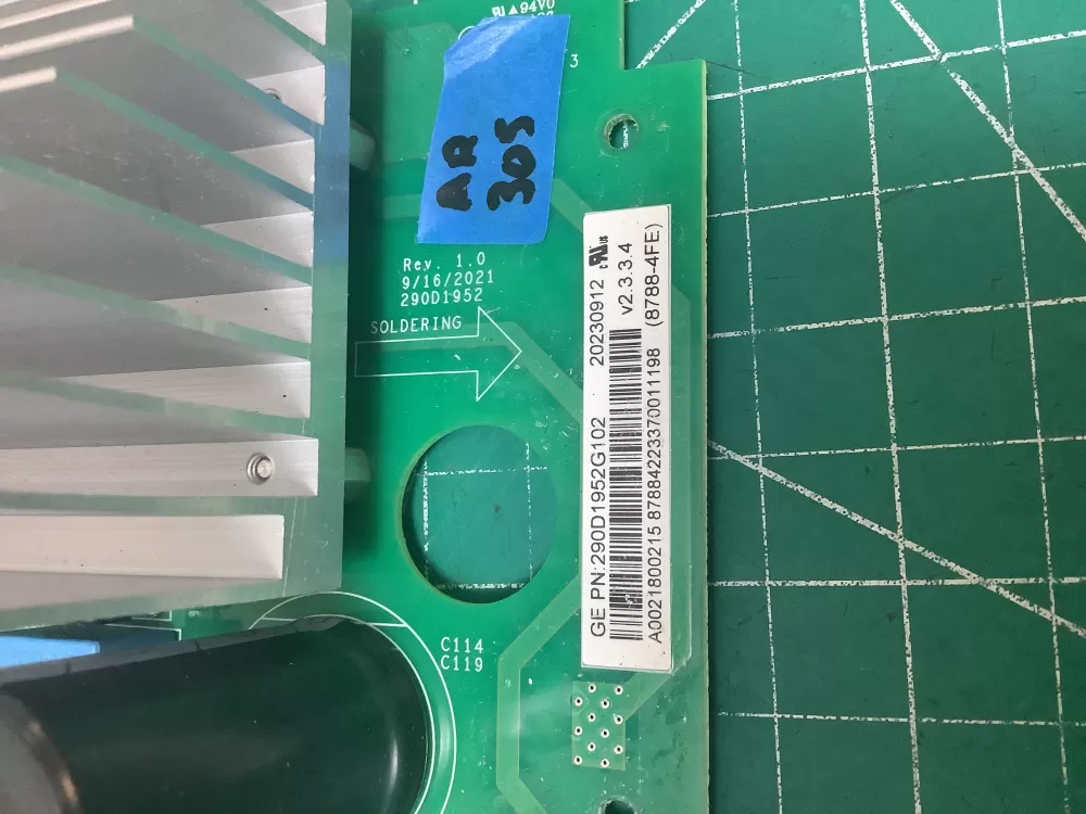 GE PD00081403 WH22X35837 Inverter Washer Control Board AZ226050 | AR305