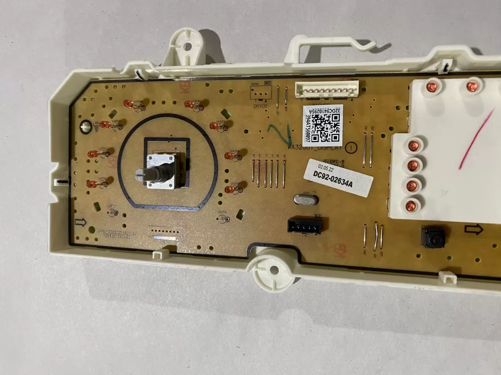 Samsung Dryer Control Board Panel Dc97-18718k AZ154850 | BK2530